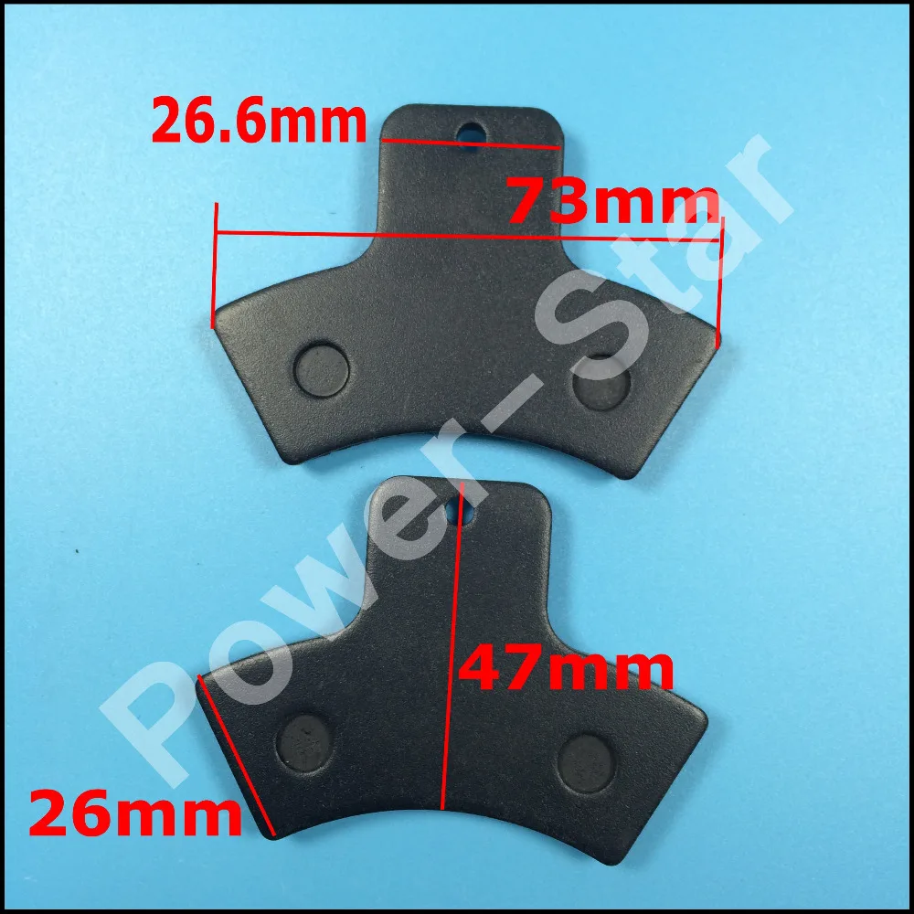 Красные тормозные колодки для POLARIS ATV Trail Boss 325 330 2000-2004 Xplorer 250 400 1999-2005 | Автомобили и