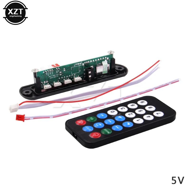 Горячая DC 5 в 12 В блок питания Micro USB TF Радио MP3 декодер аудио доска для автомобиля дистанционного музыкального динамика