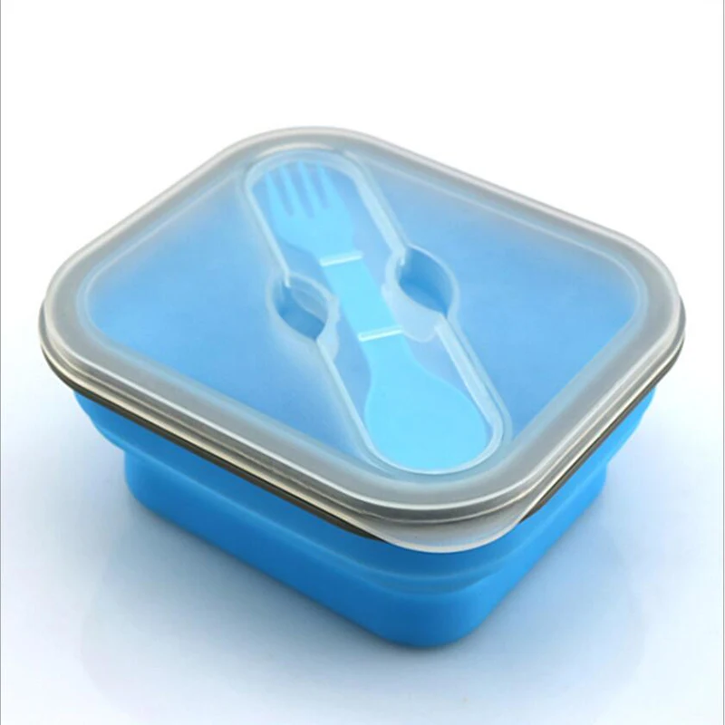 Ланч-бокс BPA Бесплатный экологичный контейнер для еды с посуда Microwavable Bento коробка для детей взрослых школы офиса пикника