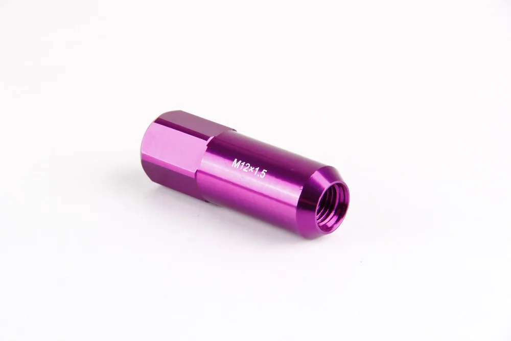 Новый продукт высокого Количество Length60MM P12x1.5 P12x1.25 20 штук колеса гайки |