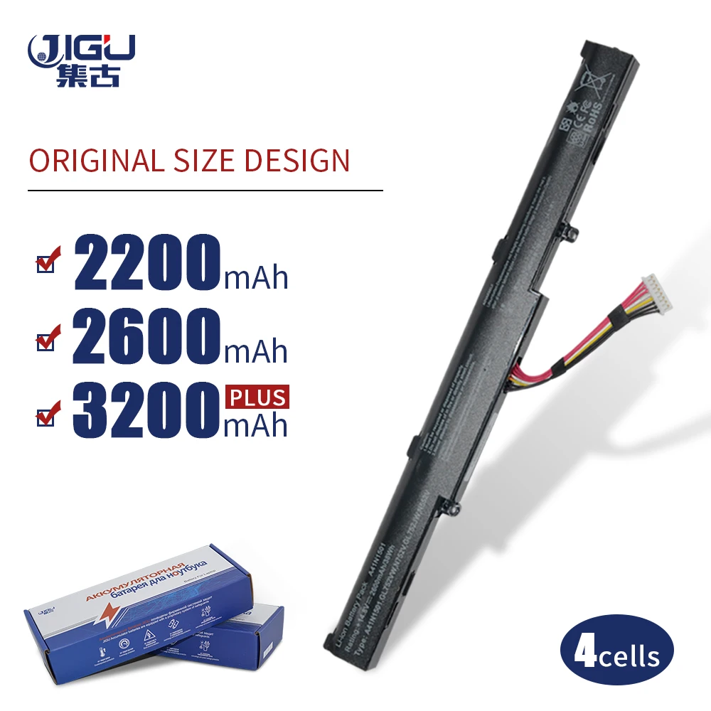 Аккумулятор JIGU A41N1501 L41LK2H для ноутбука ASUS UX580 UX580G ZenBook Pro 14 UX480FD UX450 UX580GD UX580GE 4