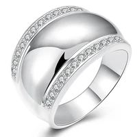 jeexi modern 925 sterling silver rings for women man invisible setting cz crystal aaaa wedding engagement ring jewelry