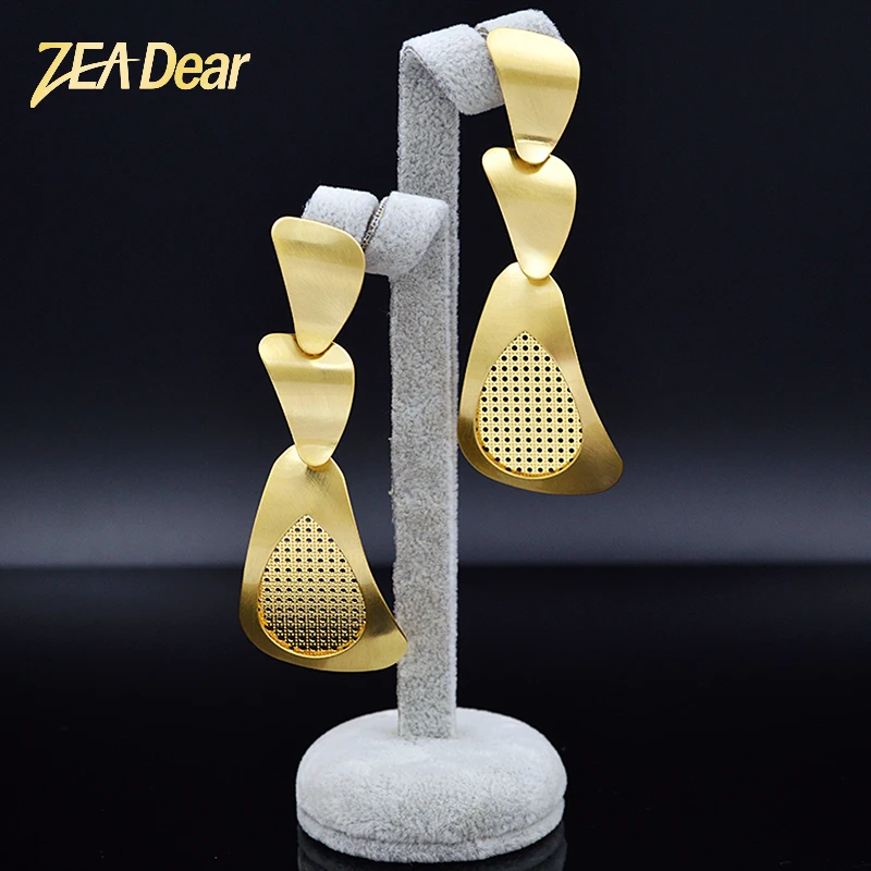 

Diana baby Jewelry Vintage Jewelry Big Earrings Long Drop Dangle Earrings Women Girls Geometric Earrings For Party Wedding Gift