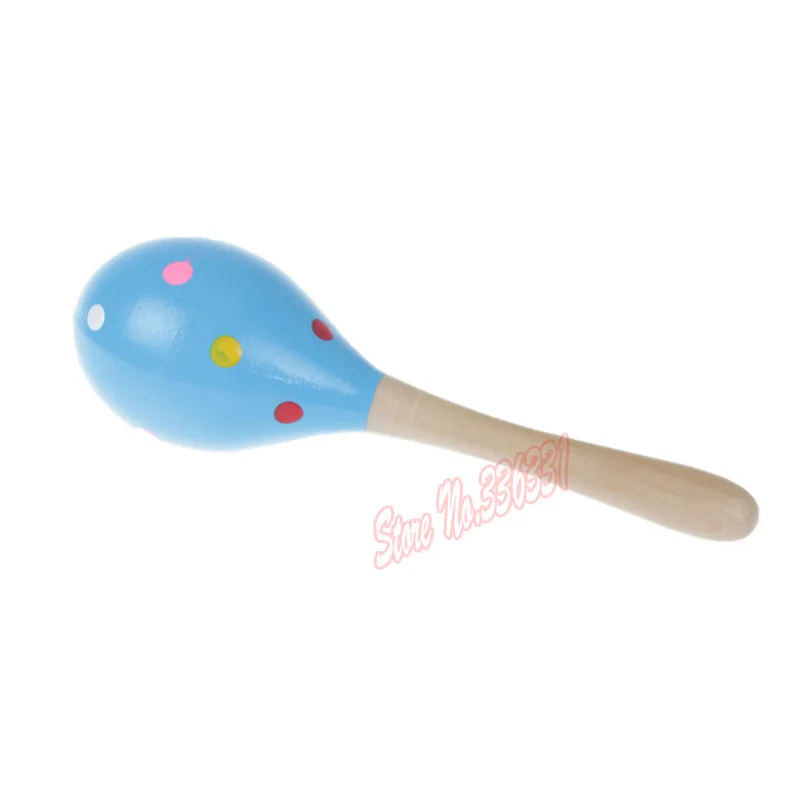 Лидер продаж новинка 2016 1 шт. детские игрушки Красочные деревянный Маракас