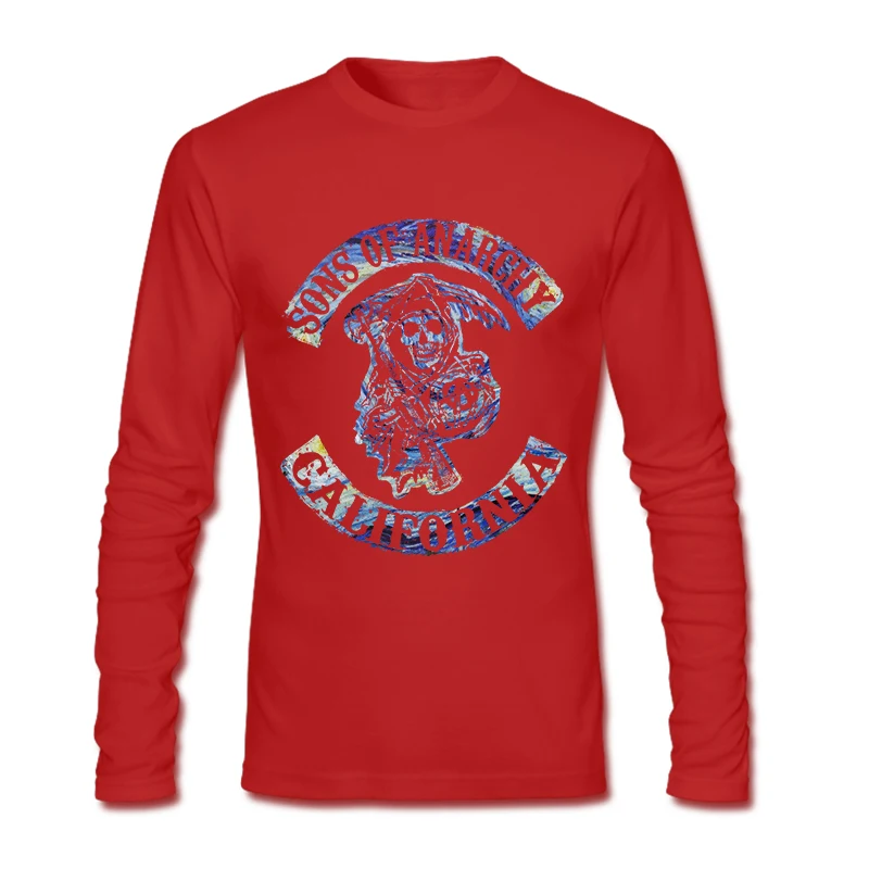 

SONS OF ANARCHY The Starry Night Long sleeve T shirt for Man
