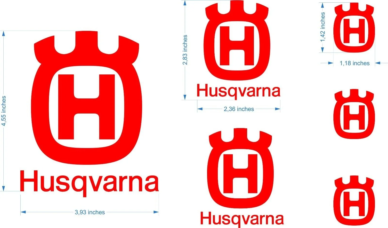 Набор наклеек Husqvarna на мотоцикл 1 набор супер цена лучшее качество # для стайлинга