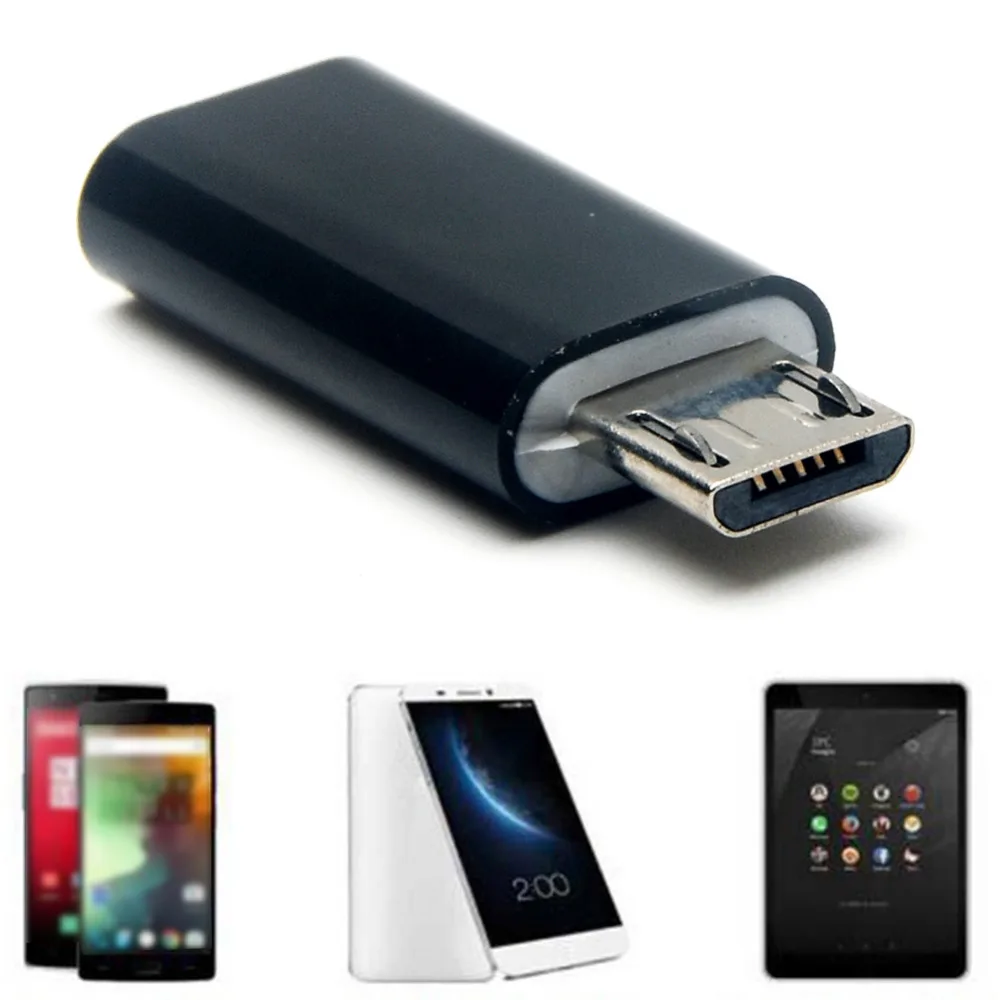 Мини адаптер быстрой зарядки USB 3 1 Тип C мужчина к Micro Женские аксессуары