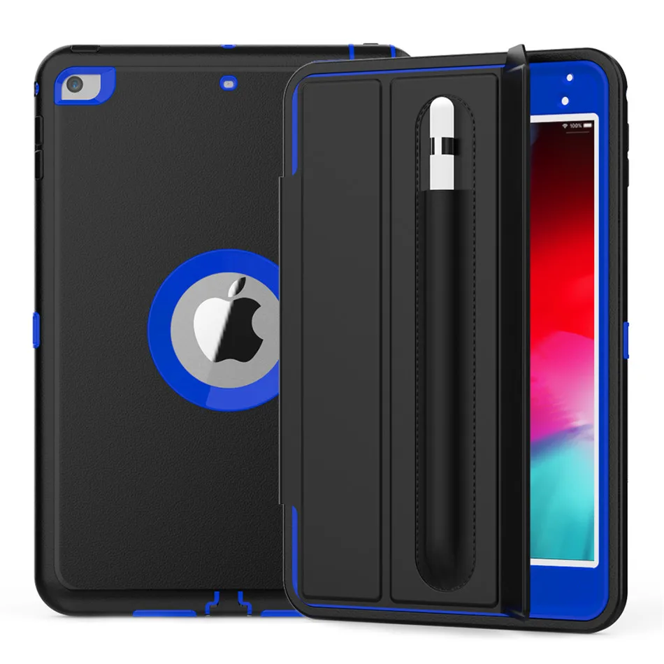 Чехол для ipad mini5 mini 5 7," умный чехол Funda с карандашом Силиконовый противоударный детский безопасный Чехол для ipad mini4