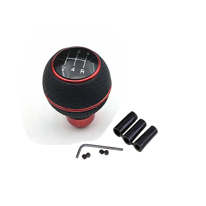 

New 5 Speed Gear Shift Knob Lever For Ford Focus Mondeo Fiesta MK6 Red