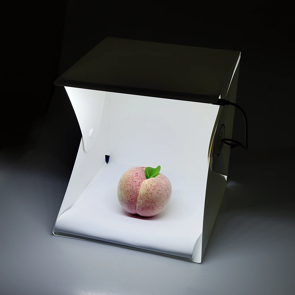 Rovtop Mini Folding Lightbox Photo Studio LED Desktop Portable Photography for Smartphone Camera | Электроника