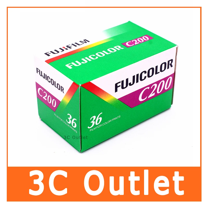 Fujifilm Fuji color C200 Цвет отрицательный 35 мм пленка для камеры формата 135 36 экспозиции, 5 рулонов/комплект
