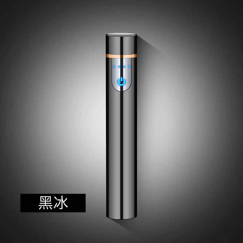 3 Цилиндрическая мини USB перезаряжаемая Проводная Зажигалка сенсорный датчик переключатель зажигания прикуриватель вольфрамовый провод прикуриватель - Цвет: 3