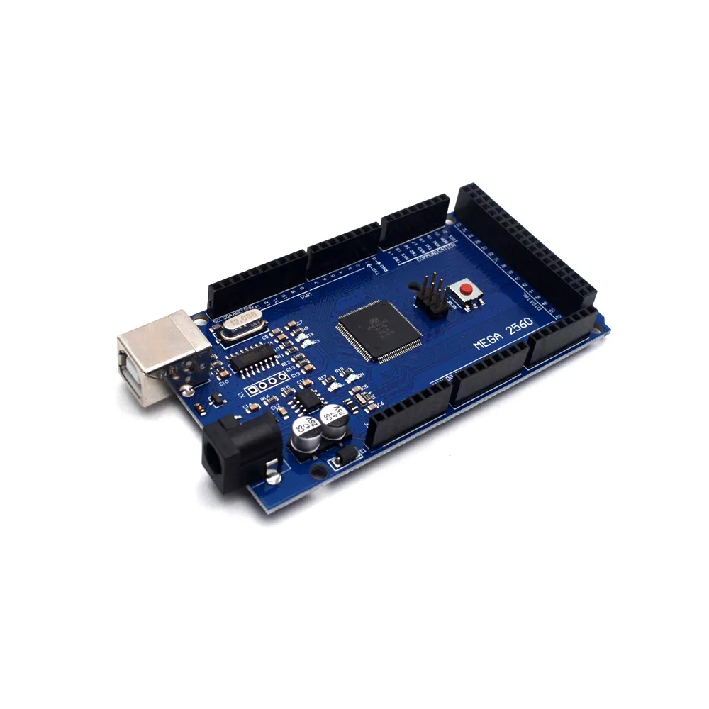 USB плата MEGA2560 MEGA 2560 R3 (ATmega2560 16AU CH340G) AVR макетная с кабелем для Arduino|Модули умного