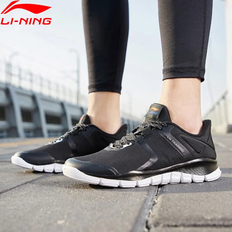 Li-Ning/Мужская обувь для тренировок 24 часа; светильник без веса; Гибкая Удобная подкладка; носимая спортивная обувь; кроссовки для фитнеса; AFHP003 YXX053