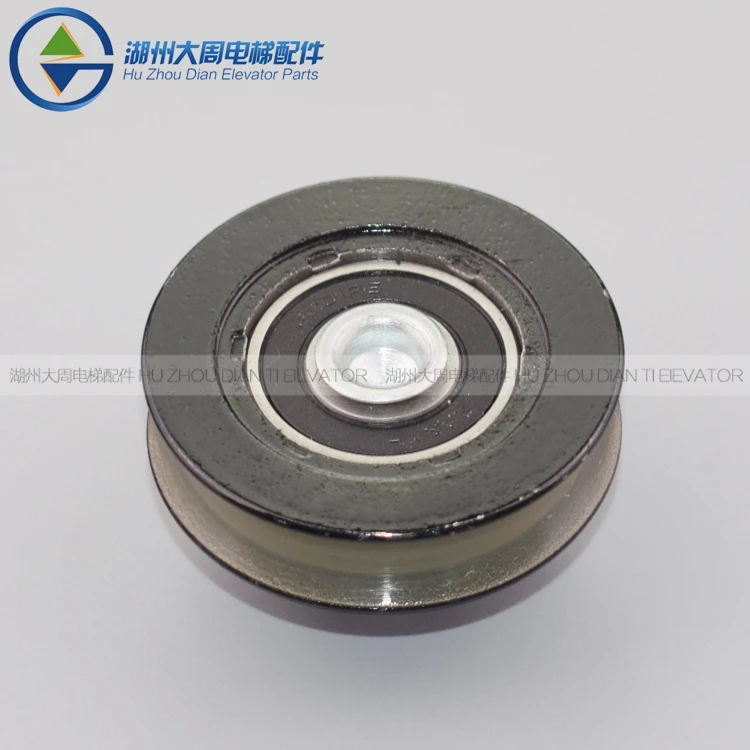 

5PCS 55MM door hanging wheel door machine hanging wheel rope wheel bearing 6201RS diameter 55*14*6201