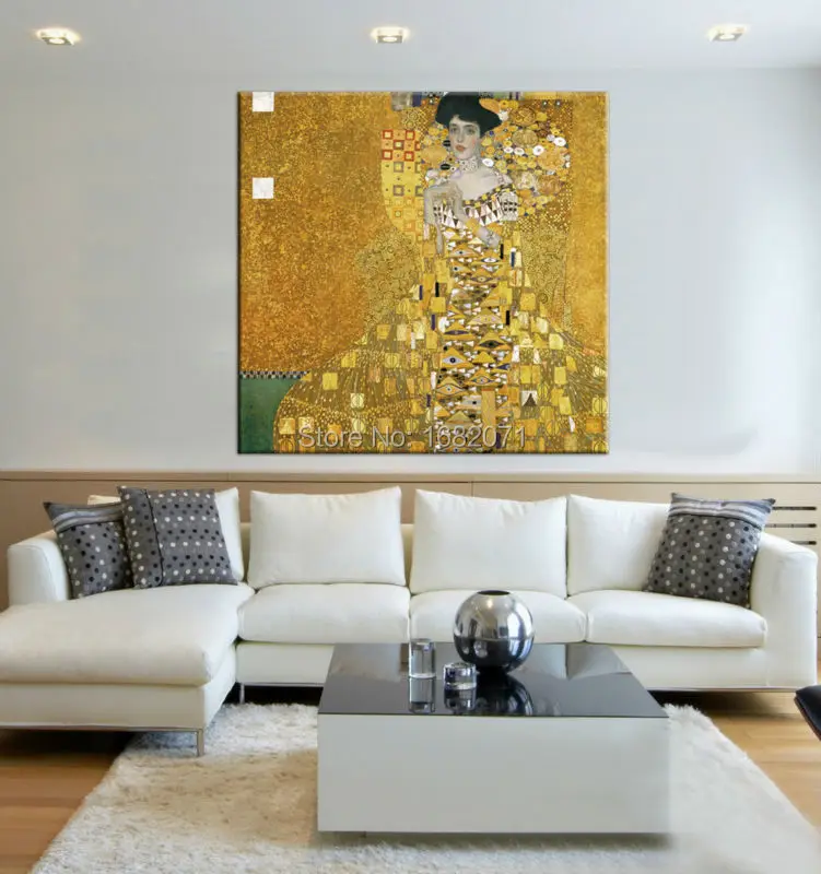 Превосходная искусная команда художников 100% репродукция ручной росписи Густав