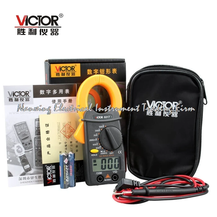 fast arrival VICTOR 3280 VC3280 automatic range double mouth clampmeter current 600A capacitor temperature frequency | Инструменты