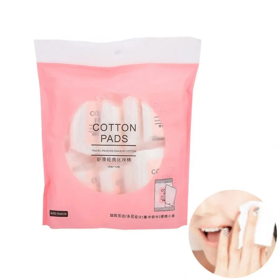 Салфетки портативный для снятия макияжа ватные подушечки косметические