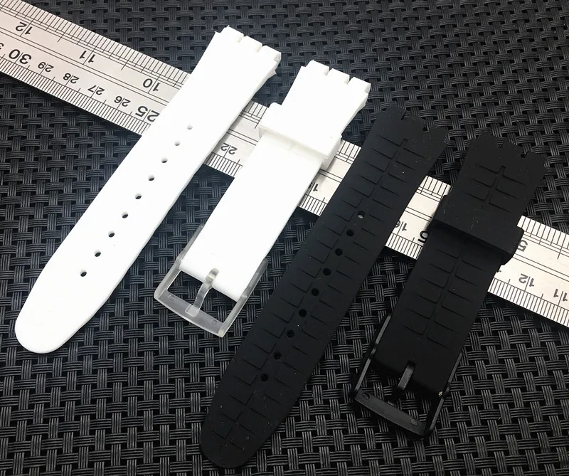 Резиновый ремешок для часов Swatch дайвинга спортивный мужских версия SUUB SUUB101