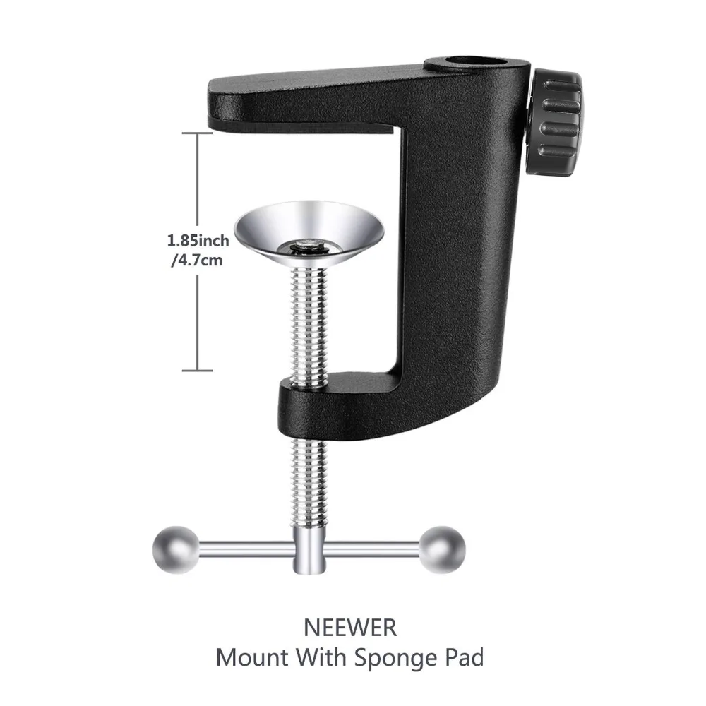 Neewer USB микрофон с подвесным ножничным кронштейном креплением монитором