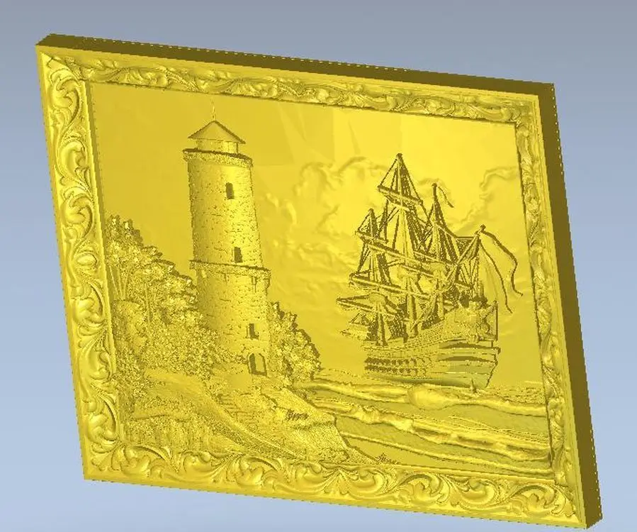 3d фотообои для ЧПУ в формате STL file | Инструменты