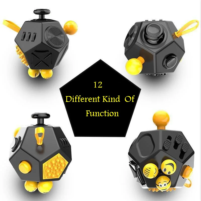 Funny Fidget Fidgetcube Anti-stress toys for Girl Boys Adults Christmas office antistress Gags &amp Practical Jokes Gift Reliever | Игрушки и
