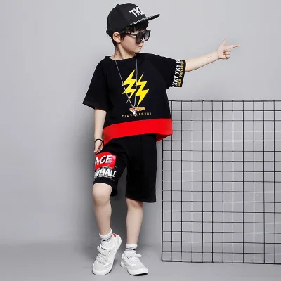 Sport Suits Teenage Summer Boys Clothing Sets Short Sleeve T Shirt &amp Pants Casual Suit 4 5 6 7 8 9 10 Years Clothes |
