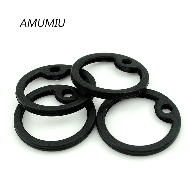 AMUMIU (10 шт.) резиновый глушитель для бирки собаки 5 см * 2 7 фурнитура и компоненты