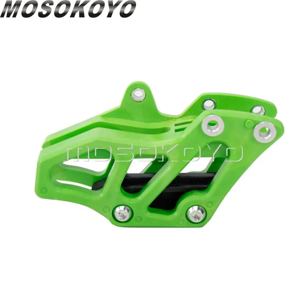 Зеленая направляющая для велосипеда внедорожника Kawasaki KX250F KX450F KLX450R защитная