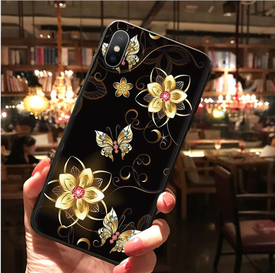 jhjhd 3D с тиснением и изображением цветка чехол для samsung Galaxy S10e S8 S9 S10 A9 A8Star A6 плюс A7 A3 A5 S7 край A30 A50 M10 TPU Защитный чехол - Цвет: jhjhd