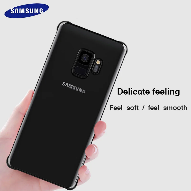 Оригинальный чехол Samsung Galaxy S9 Plus милый Роскошный кожаный 360 дюйма тонкий