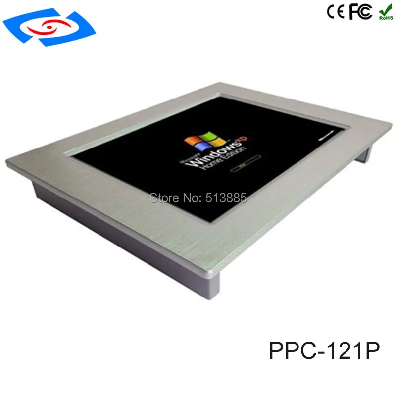 

Low Cost All In One PC 12.1" Fanless Touch Screen Industrial Panel PC With XP/Win7/Win8/Win10/Linux System Support 3G/4G/WiFi