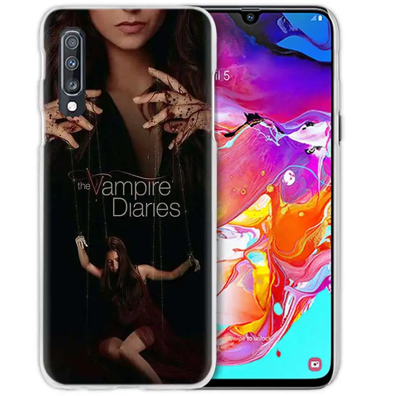 Вампира Дневники чехол для samsung Galaxy M40 A50 A80 A70 A60 A40 A30 A20e A10 J4 J6 плюс J8 S10e S10 5G жесткий чехол для телефона pc