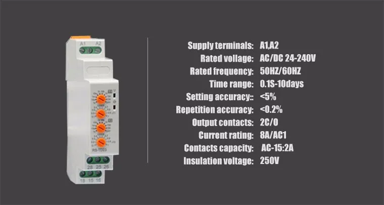 Doublestage реле времени ESRS-TD23