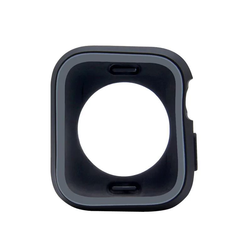 Силиконовый защитный чехол для Apple Watch 44 мм 40 42 38 IWatch серии 1 2 3 4 5 Чехол часов рамка