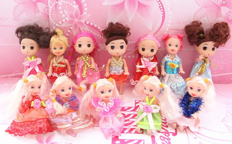 Лидер продаж 100 шт. подарок на день рождения для девочек аксессуары платья Барби