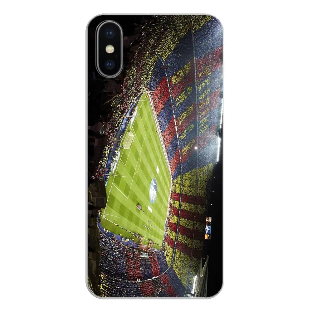 Барселона Испания Estadio Camp Nou мягкие прозрачные чехлы Чехлы для iPod Touch iPhone 4 4S 5 5S 5C SE 6