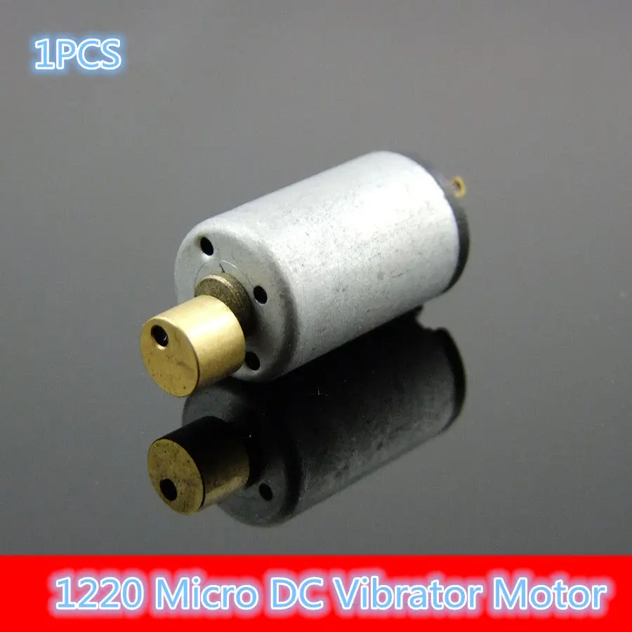 1 шт. DM036B DC1.5 6V 1220 микро DC вибратор Мотор супер шок медный массажер с вибрационной