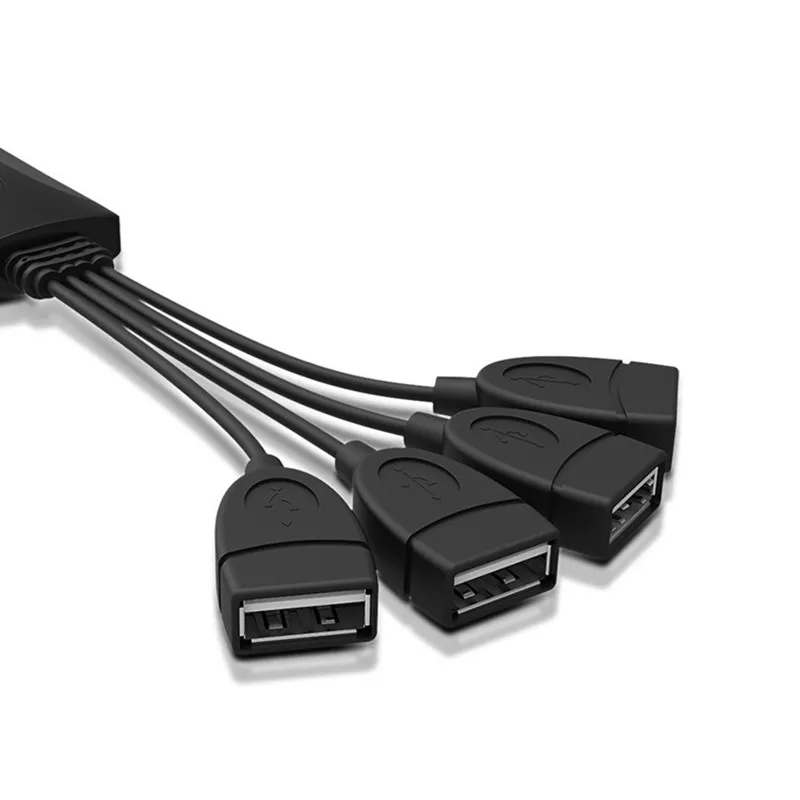 1 x 4 Портовый микро USB кабель для зарядки OTG концентратор Android планшета