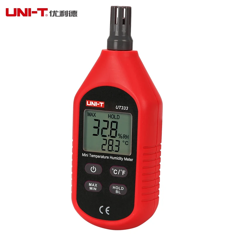 Мини UNI T UT333 цифровой C/F термометром и гигрометром декоративные часы для