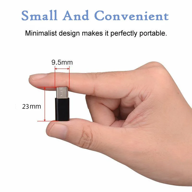Адаптер Type C 3 1 Micro USB из алюминиевого сплава для синхронизации данных и зарядки