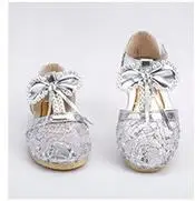 Сандалии для девочек с галстуком бабочкой Новинка 2017 года летние детские