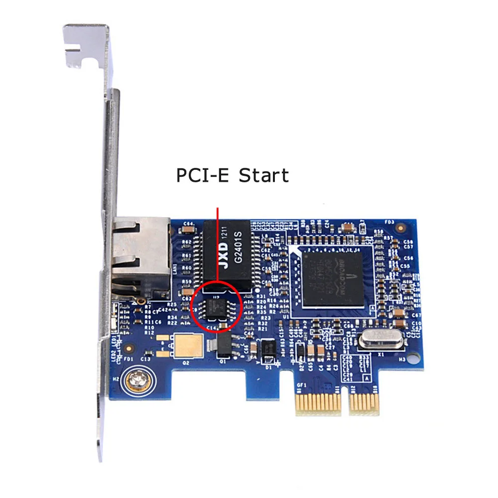 BCM5751 PCI Express Gigabit сетевая карта 10/100/1000M PCI-E бездисковая Серверная карта с поддержкой ROS ESXi 5,0