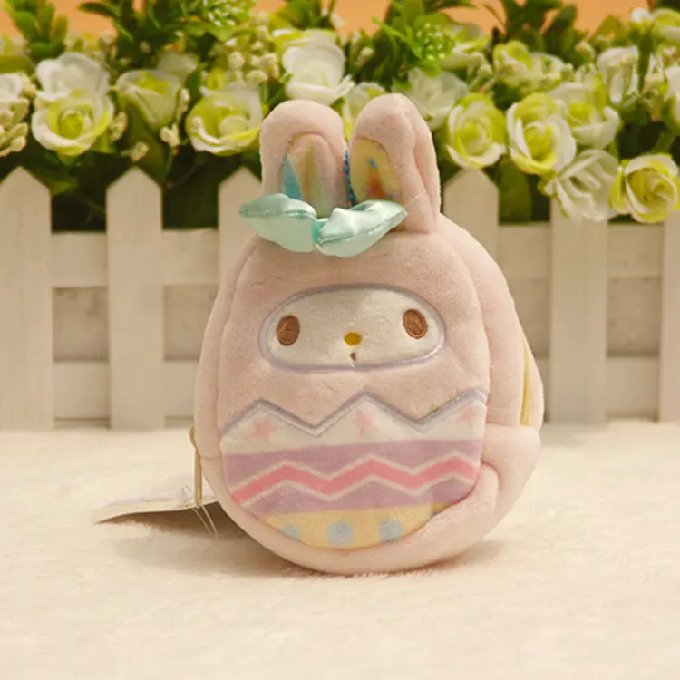see chart IVYYE 1 шт. Melody Cos Rabbit аниме, плюшевая Кошелек для монет, мягкие кошельки, кошелек для монет, кошелек для денег, карточные сумки для ключей, подарок для детей - Цвет: see chart