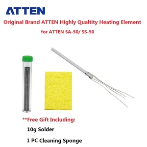 ATTEN керамический паяльник, нагреватель для сварки с регулируемой температурой, паяльник для пайки, паяльник для пайки с регулируемой температурой, 220 В, бесплатная доставка