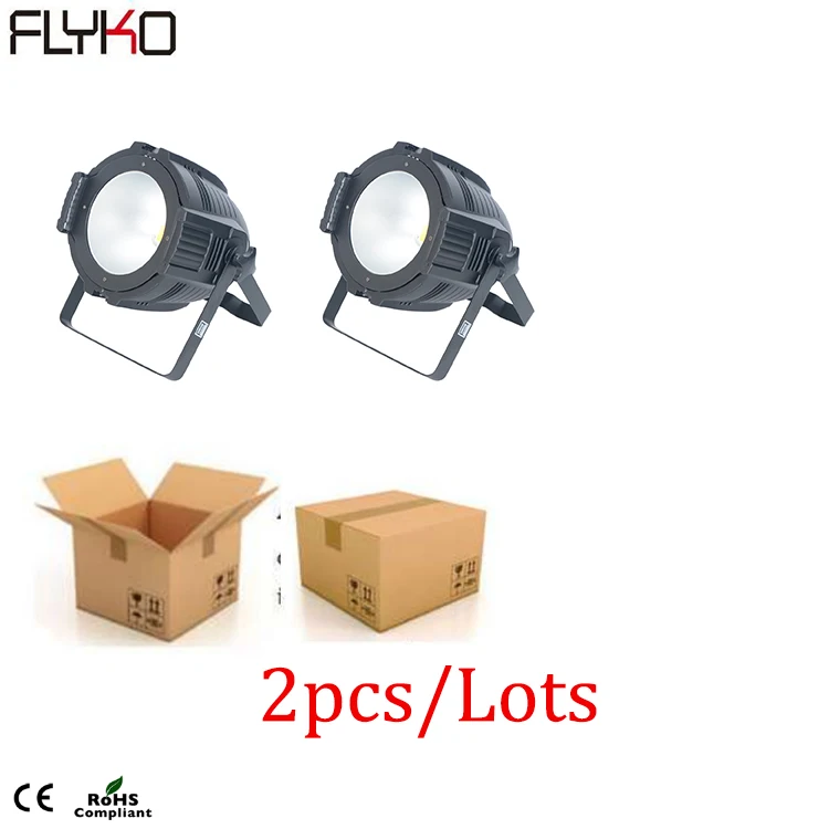 Flyko Освещение для дома и отдыха белый DMX LED 100 Вт COB Par сценическое освещение