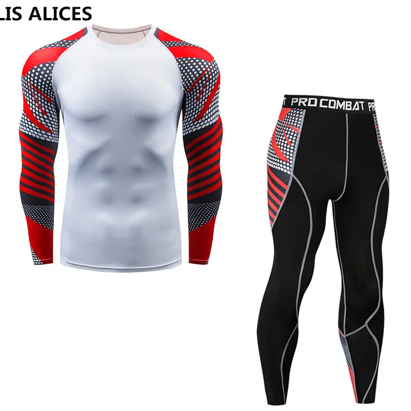 Новые мужские термобелье наборы 2018 Осень Зима Горячие сухие технологии