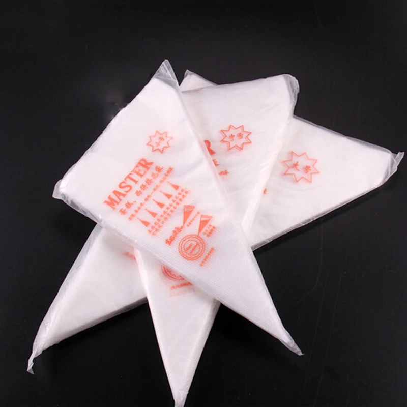 

100pcs/lot Hot Selling Disposable Thicked PE Pastry Bags Cake Tools Pastry Bag