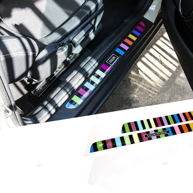 Наклейки на педали Добро пожаловать для BMW Mini Cooper CLUBMAN F54 F55 F56 F57 COUNTRYMAN F60 COUPE R50 R55 R56