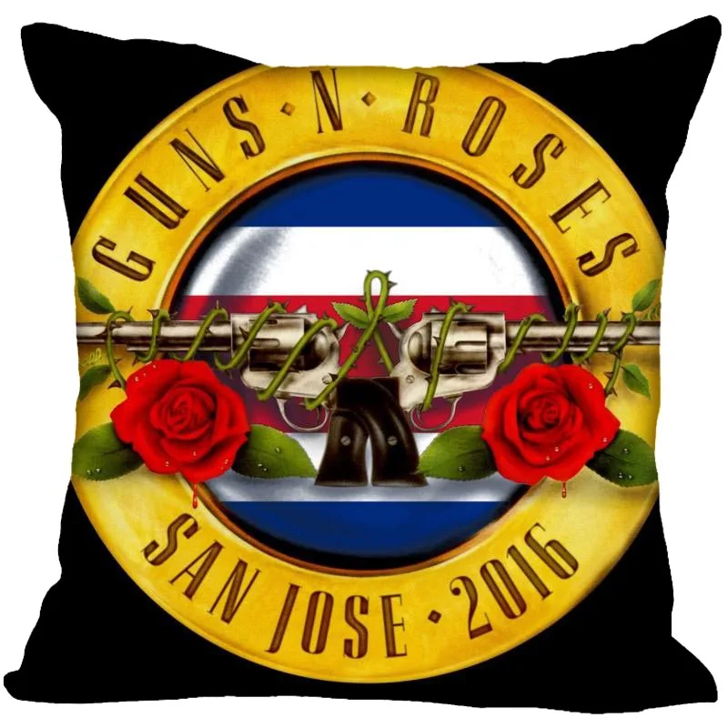 Чехол для подушки Guns N Roses домашний декоративный чехол на невидимый молнии s 40x40 45x45